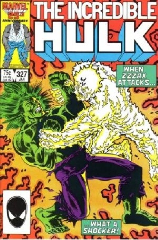 Cover of Incredible Hulk (Vol 2) #327. One of 250,000 Vintage American Comics on sale from Krypton!