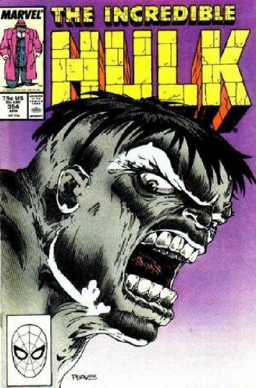 Cover of Incredible Hulk (Vol 2) #354. One of 250,000 Vintage American Comics on sale from Krypton!