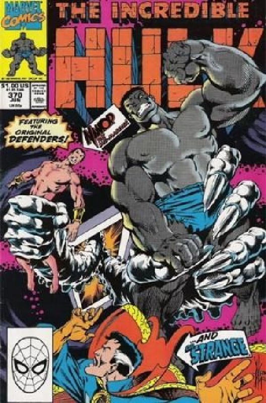 Cover of Incredible Hulk (Vol 2) #370. One of 250,000 Vintage American Comics on sale from Krypton!