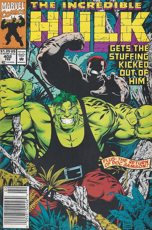 Cover of Incredible Hulk (Vol 2) #402. One of 250,000 Vintage American Comics on sale from Krypton!