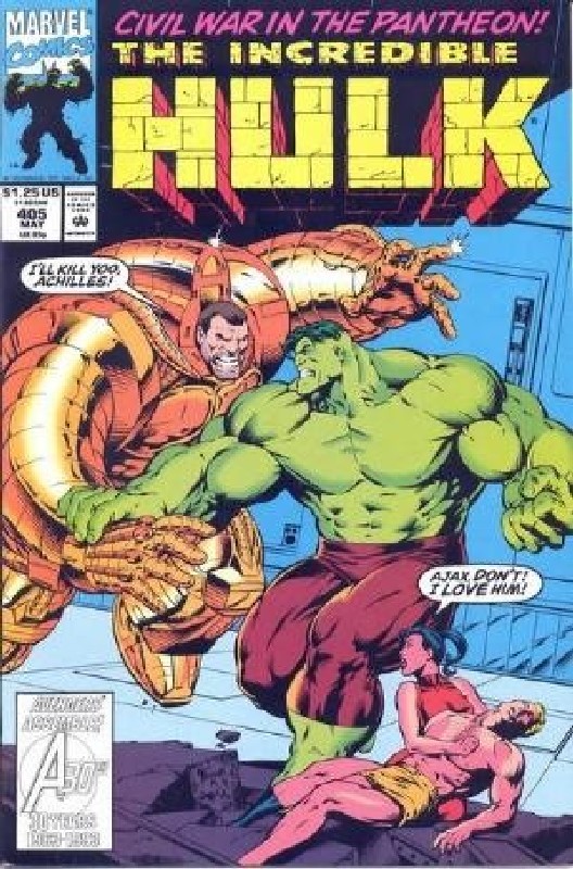 Cover of Incredible Hulk (Vol 2) #405. One of 250,000 Vintage American Comics on sale from Krypton!