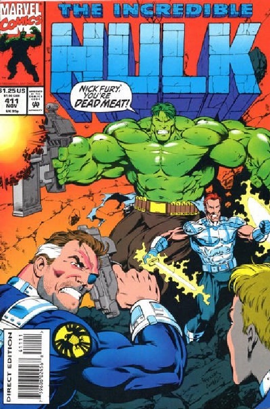Cover of Incredible Hulk (Vol 2) #411. One of 250,000 Vintage American Comics on sale from Krypton!