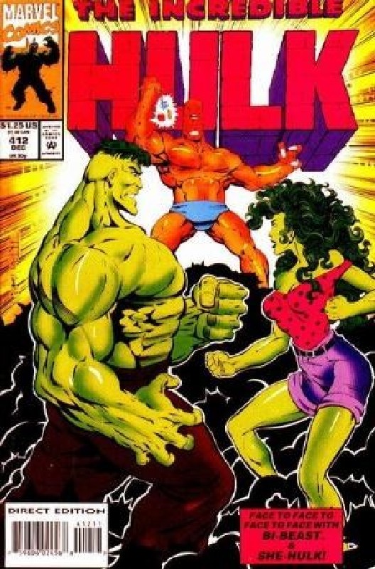 Cover of Incredible Hulk (Vol 2) #412. One of 250,000 Vintage American Comics on sale from Krypton!
