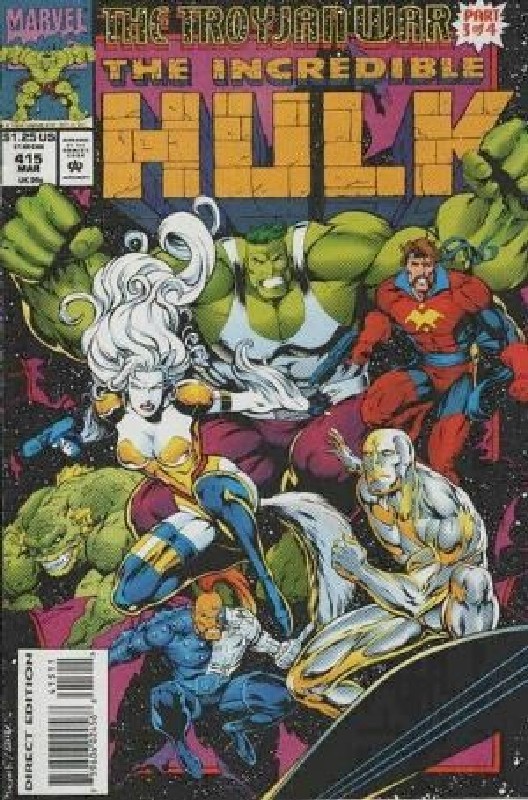 Cover of Incredible Hulk (Vol 2) #415. One of 250,000 Vintage American Comics on sale from Krypton!