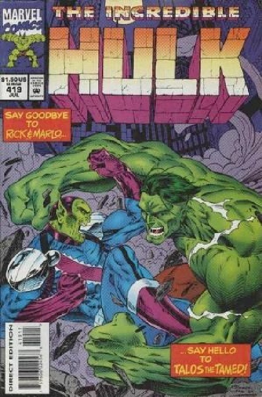 Cover of Incredible Hulk (Vol 2) #419. One of 250,000 Vintage American Comics on sale from Krypton!