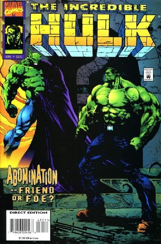 Cover of Incredible Hulk (Vol 2) #431. One of 250,000 Vintage American Comics on sale from Krypton!