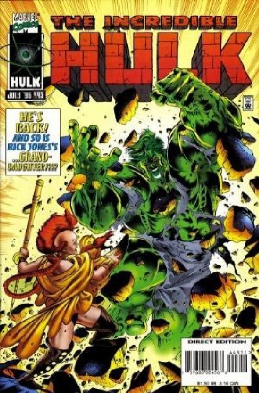 Cover of Incredible Hulk (Vol 2) #443. One of 250,000 Vintage American Comics on sale from Krypton!