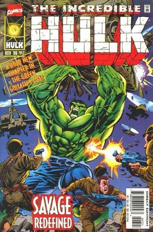 Cover of Incredible Hulk (Vol 2) #447. One of 250,000 Vintage American Comics on sale from Krypton!