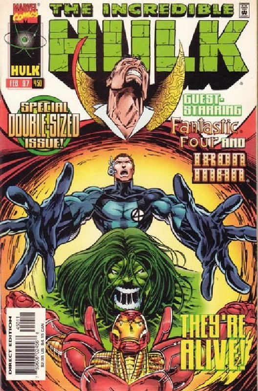Cover of Incredible Hulk (Vol 2) #450. One of 250,000 Vintage American Comics on sale from Krypton!