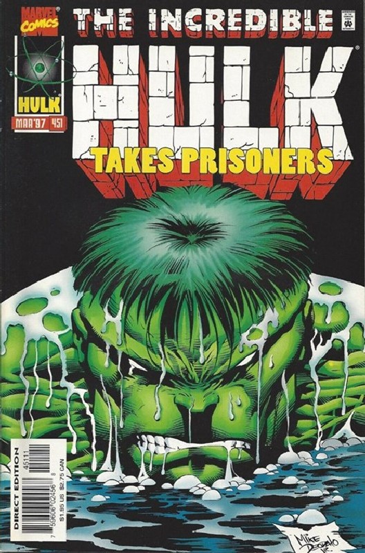 Cover of Incredible Hulk (Vol 2) #451. One of 250,000 Vintage American Comics on sale from Krypton!
