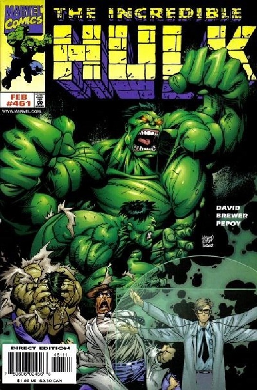 Cover of Incredible Hulk (Vol 2) #461. One of 250,000 Vintage American Comics on sale from Krypton!