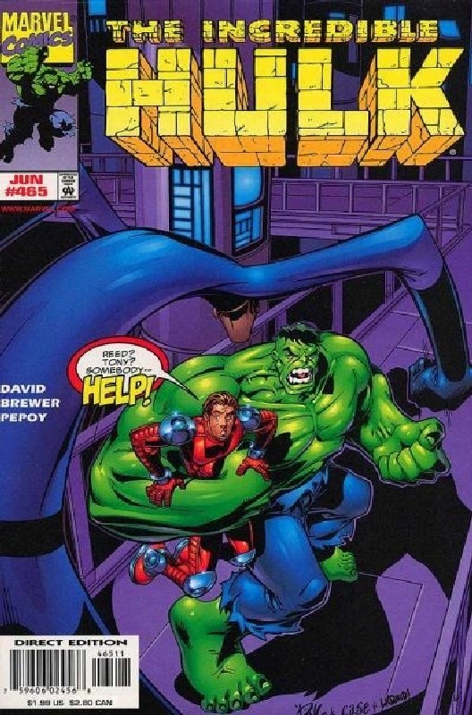 Cover of Incredible Hulk (Vol 2) #465. One of 250,000 Vintage American Comics on sale from Krypton!