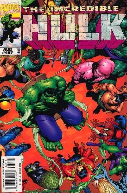 Cover of Incredible Hulk (Vol 2) #467. One of 250,000 Vintage American Comics on sale from Krypton!