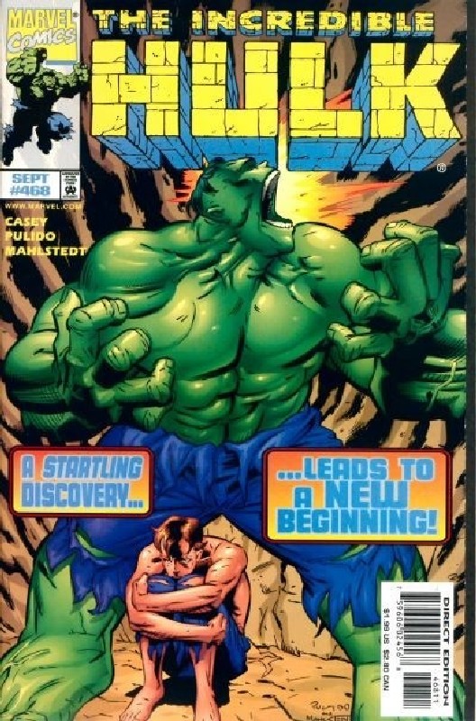 Cover of Incredible Hulk (Vol 2) #468. One of 250,000 Vintage American Comics on sale from Krypton!