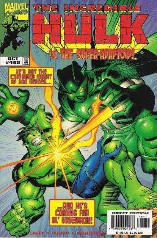 Cover of Incredible Hulk (Vol 2) #469. One of 250,000 Vintage American Comics on sale from Krypton!