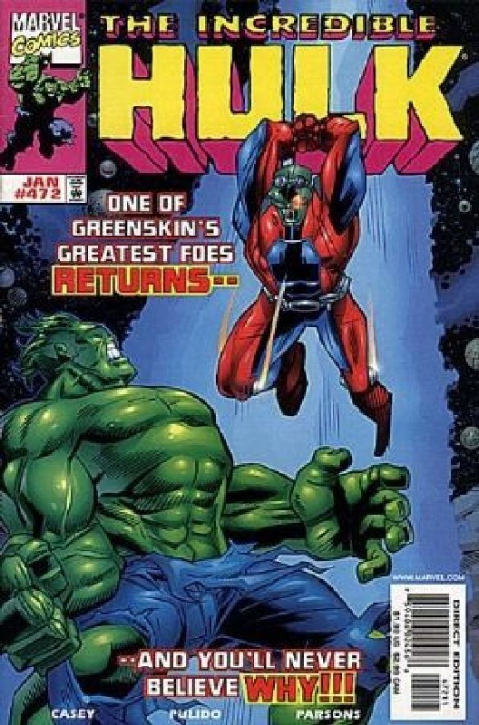 Cover of Incredible Hulk (Vol 2) #472. One of 250,000 Vintage American Comics on sale from Krypton!