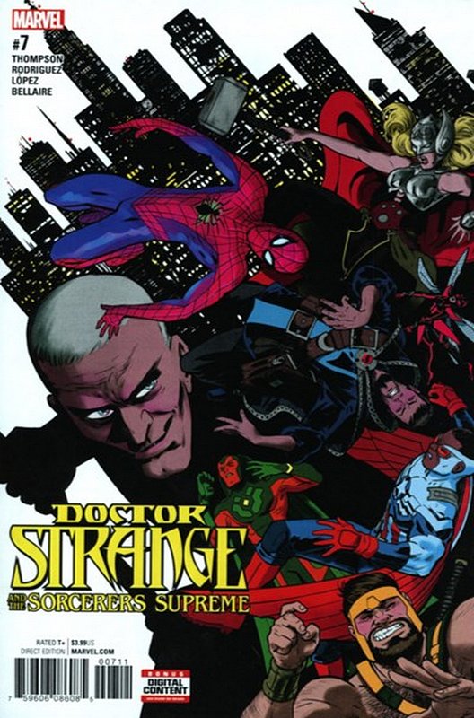 Cover of Doctor Strange (Vol 5) Sorcerers Supreme #7. One of 250,000 Vintage American Comics on sale from Krypton!