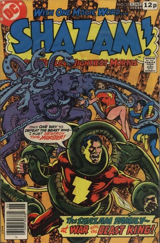 Cover of Shazam! (Vol 1) #35. One of 250,000 Vintage American Comics on sale from Krypton!