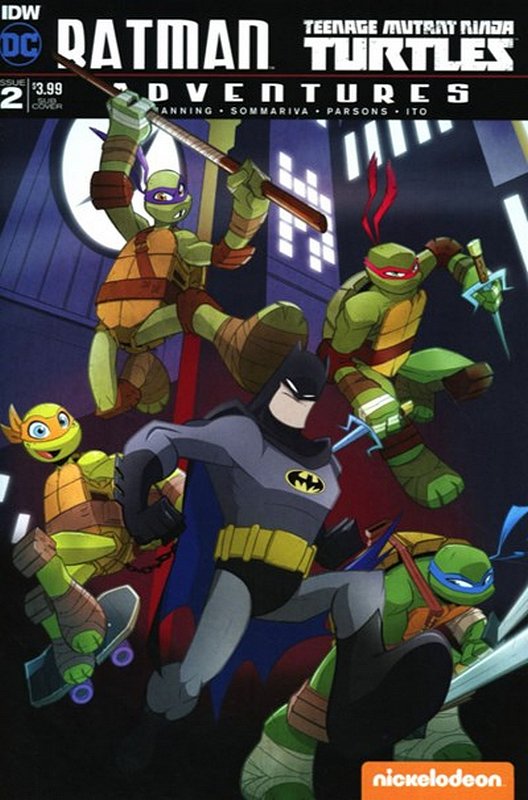 Cover of Batman/TMNT Adventures (2016 Ltd) #2. One of 250,000 Vintage American Comics on sale from Krypton!