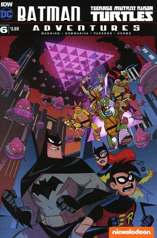 Cover of Batman/TMNT Adventures (2016 Ltd) #6. One of 250,000 Vintage American Comics on sale from Krypton!