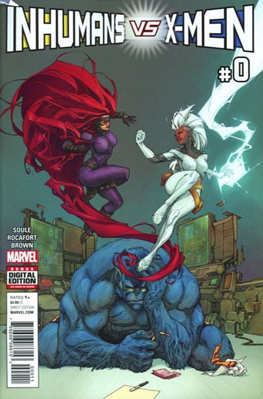 Cover of Inhumans vs X-men (2016 Ltd) #0. One of 250,000 Vintage American Comics on sale from Krypton!