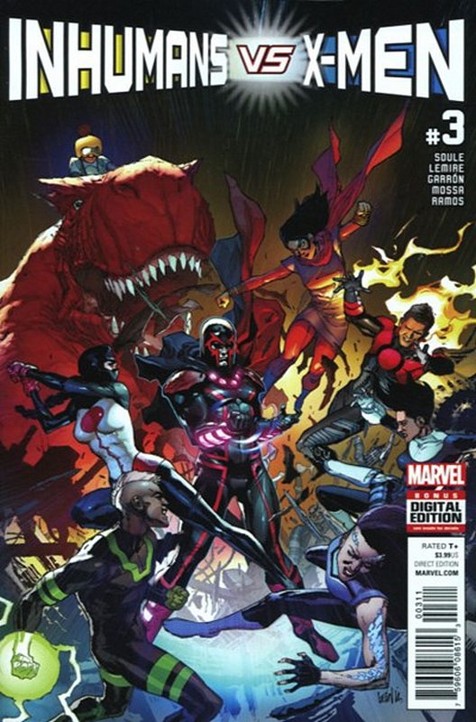 Cover of Inhumans vs X-men (2016 Ltd) #3. One of 250,000 Vintage American Comics on sale from Krypton!