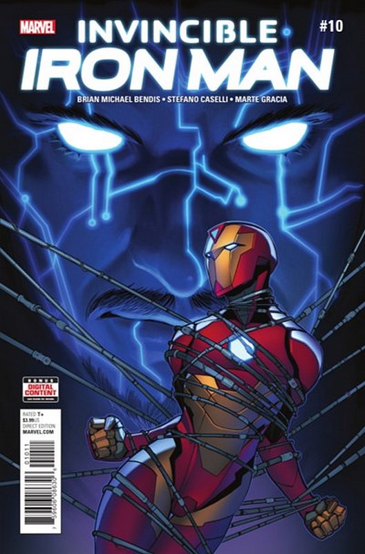 Cover of Invincible Iron Man (Vol 3) #10. One of 250,000 Vintage American Comics on sale from Krypton!