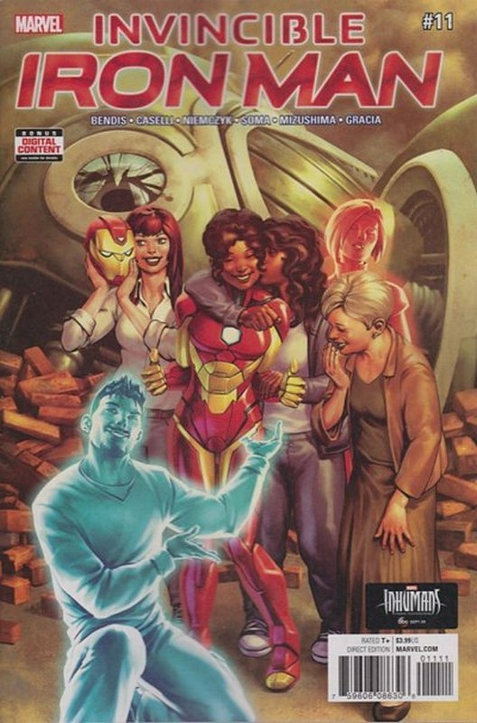 Cover of Invincible Iron Man (Vol 3) #11. One of 250,000 Vintage American Comics on sale from Krypton!