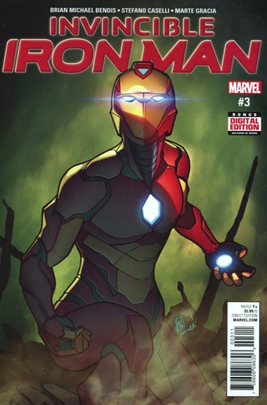 Cover of Invincible Iron Man (Vol 3) #3. One of 250,000 Vintage American Comics on sale from Krypton!
