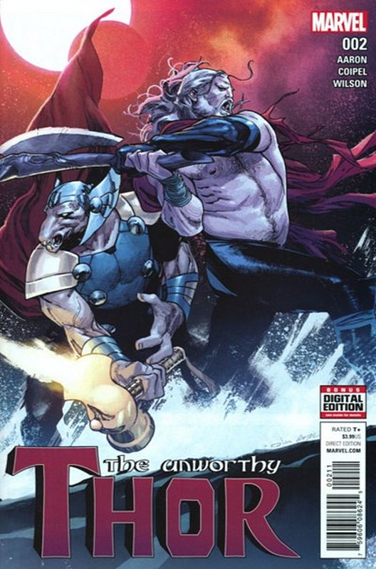 Cover of Unworthy Thor (2016 Ltd) #2. One of 250,000 Vintage American Comics on sale from Krypton!