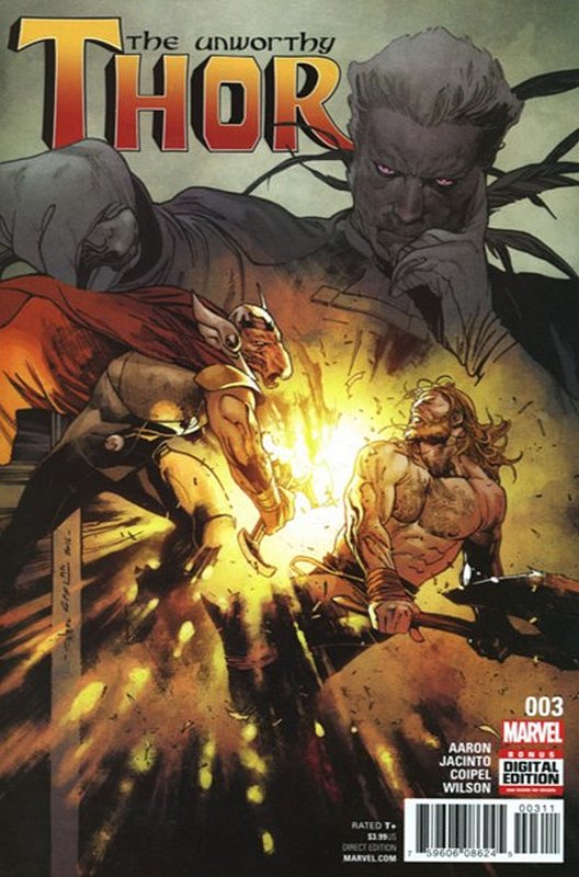 Cover of Unworthy Thor (2016 Ltd) #3. One of 250,000 Vintage American Comics on sale from Krypton!