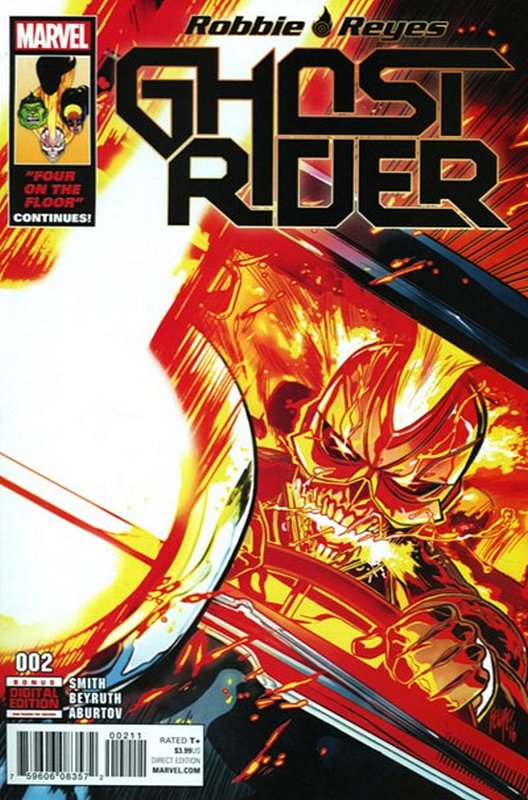 Cover of Ghost Rider (Vol 6) #2. One of 250,000 Vintage American Comics on sale from Krypton!