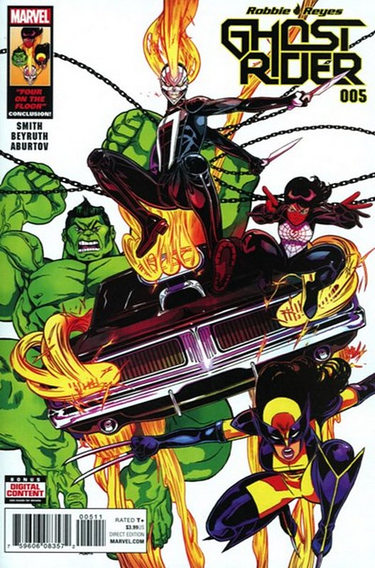 Cover of Ghost Rider (Vol 6) #5. One of 250,000 Vintage American Comics on sale from Krypton!