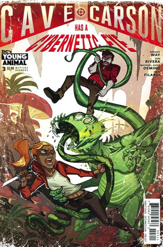 Cover of Cave Carson: Has a Cybernetic Eye #3. One of 250,000 Vintage American Comics on sale from Krypton!
