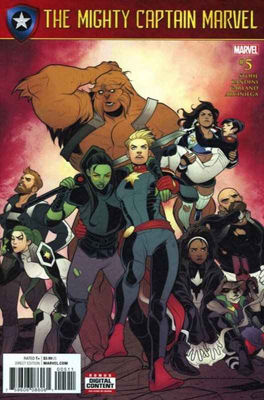Cover of Mighty Captain Marvel (Vol 1) The #5. One of 250,000 Vintage American Comics on sale from Krypton!