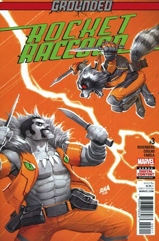 Cover of Rocket Raccoon (Vol 2) #3. One of 250,000 Vintage American Comics on sale from Krypton!