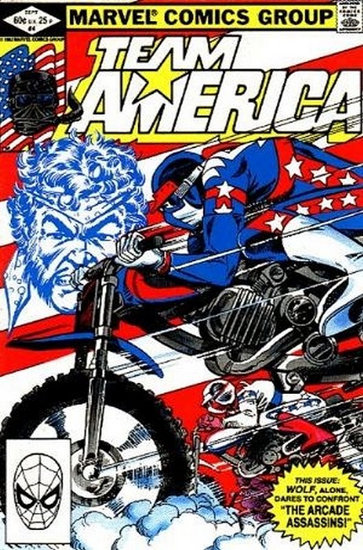 Cover of Team America (Vol 1) #4. One of 250,000 Vintage American Comics on sale from Krypton!