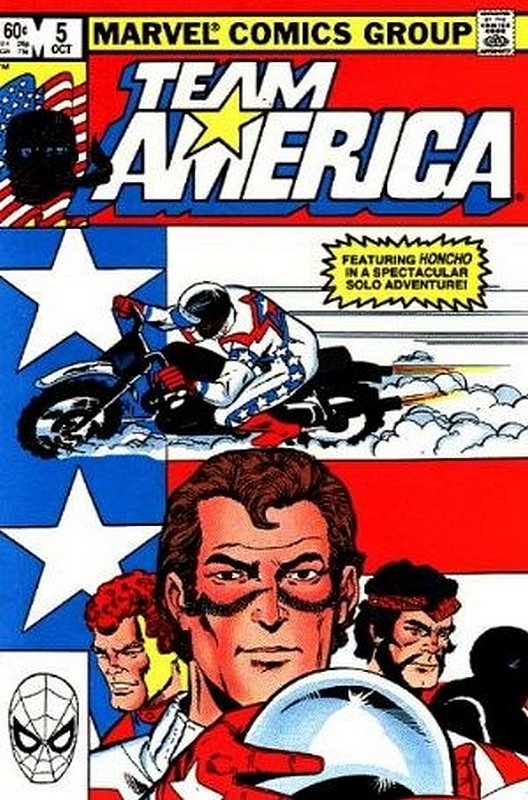 Cover of Team America (Vol 1) #5. One of 250,000 Vintage American Comics on sale from Krypton!