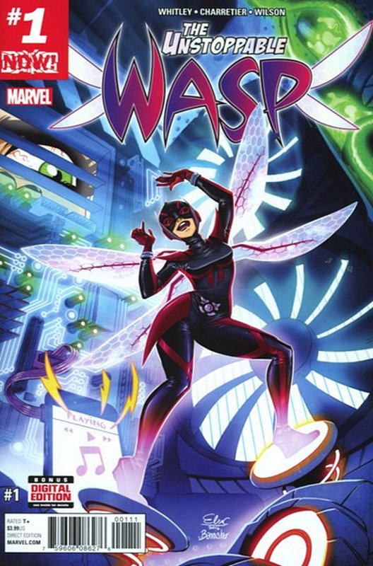 Cover of Unstoppable Wasp (Vol 1) #1. One of 250,000 Vintage American Comics on sale from Krypton!