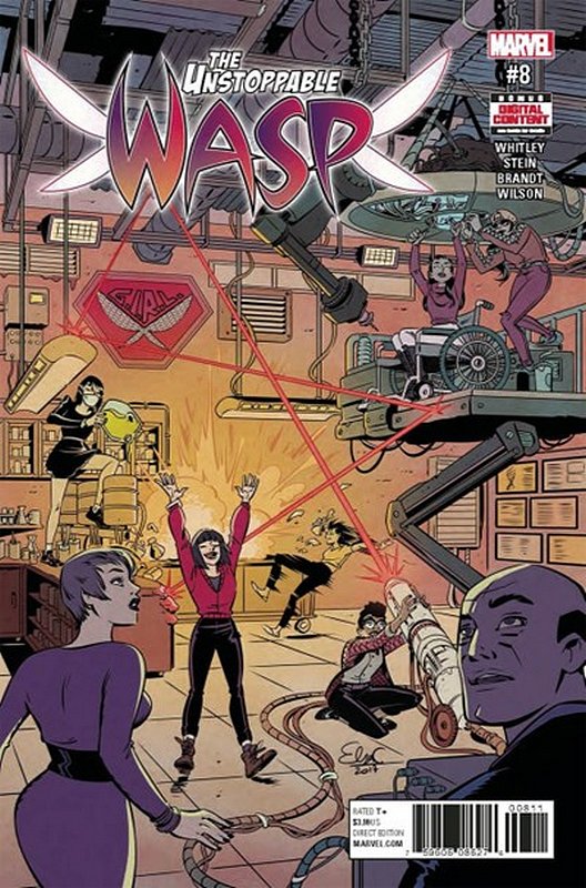 Cover of Unstoppable Wasp (Vol 1) #8. One of 250,000 Vintage American Comics on sale from Krypton!
