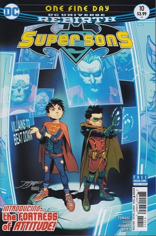 Cover of Super Sons (Vol 1) #10. One of 250,000 Vintage American Comics on sale from Krypton!
