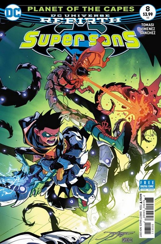 Cover of Super Sons (Vol 1) #8. One of 250,000 Vintage American Comics on sale from Krypton!
