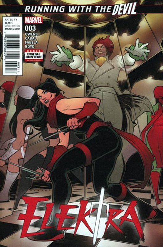 Cover of Elektra (Vol 4) #3. One of 250,000 Vintage American Comics on sale from Krypton!