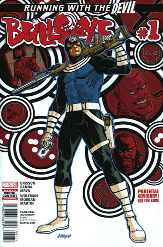 Cover of Bullseye (2017 Ltd) #1. One of 250,000 Vintage American Comics on sale from Krypton!
