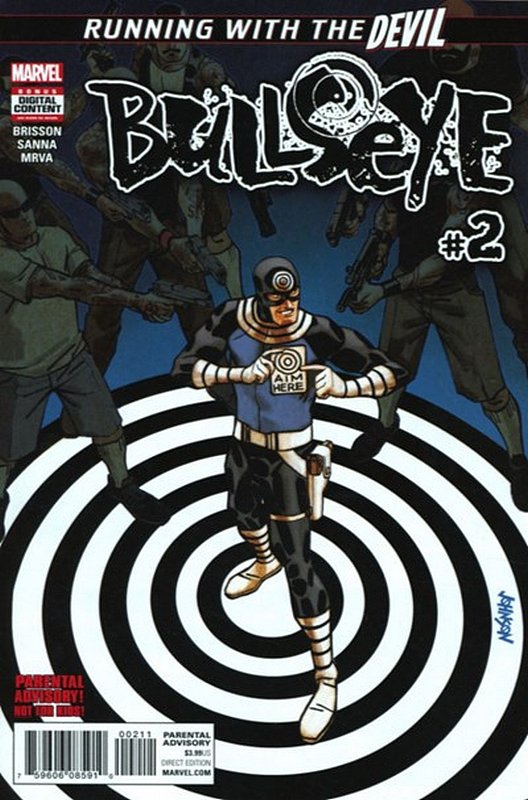 Cover of Bullseye (2017 Ltd) #2. One of 250,000 Vintage American Comics on sale from Krypton!