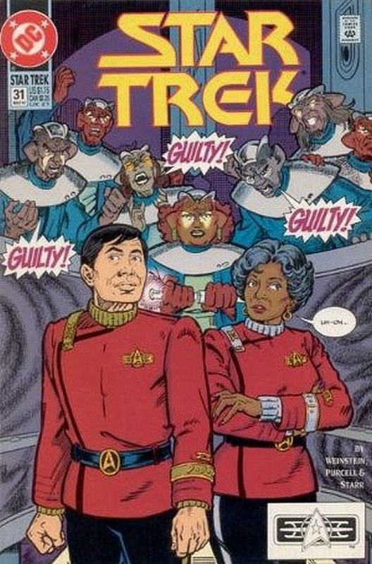 Cover of Star Trek (Vol 2) (DC) #31. One of 250,000 Vintage American Comics on sale from Krypton!