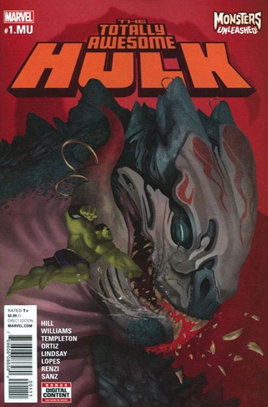 Cover of Totally Awesome Hulk : Monsters Unleashed #1. One of 250,000 Vintage American Comics on sale from Krypton!