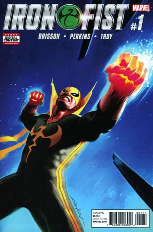 Cover of Iron Fist (Vol 5) #1. One of 250,000 Vintage American Comics on sale from Krypton!