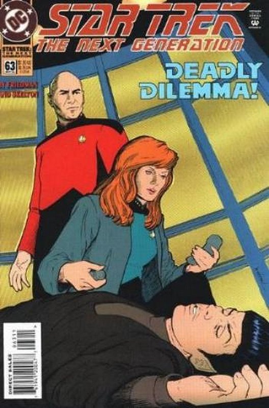 Cover of Star Trek: The Next Generation (Vol 2) #63. One of 250,000 Vintage American Comics on sale from Krypton!