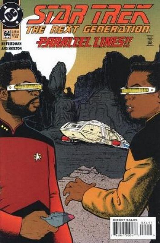 Cover of Star Trek: The Next Generation (Vol 2) #64. One of 250,000 Vintage American Comics on sale from Krypton!